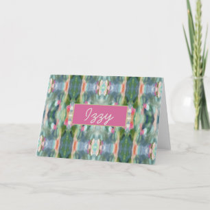 Abstract Art Personalized Note Cards