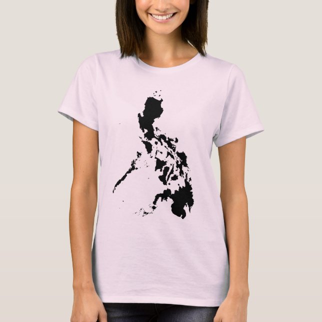 Abstract Art - Philippine Map T-Shirt (Front)