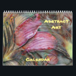 Abstract Art Photographic Art Calendar<br><div class="desc">This pretty calendar features my original photographic art – my photographs of various subjects, processed in an artsy, painterly and funky style. Each page of artwork has the title of the abstract art. These calendars are high quality and vibrant. You may choose other sizes and other options if desired. These...</div>