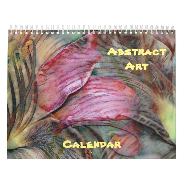 Abstract Art Photographic Art Calendar (Cover)