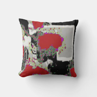 abstract art pillow