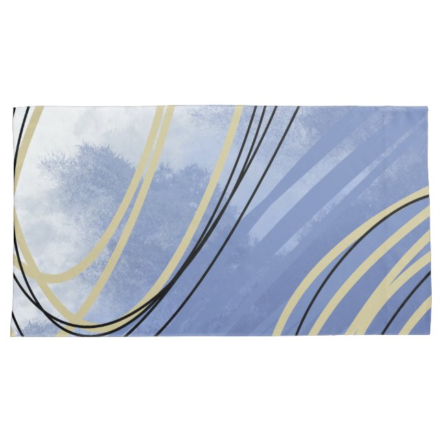 Abstract Art Pillow Case (Front-Right)