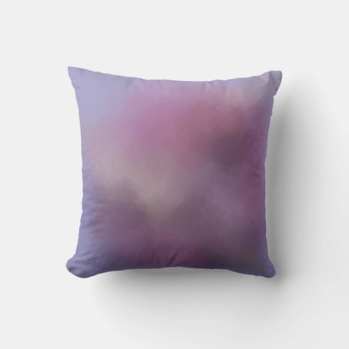 Abstract Art Pink Red Purple Template Throw Pillow