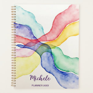 Abstract Art Planner   Colorful Aesthetic Organize