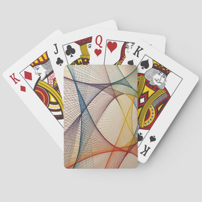 Abstract Art Playing Cards (Back)