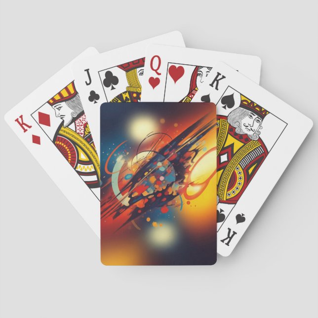 Abstract Art Poker Cards (Back)