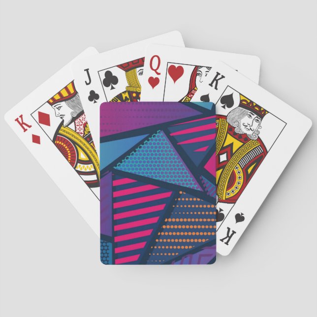 Abstract art poker cards (Back)