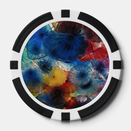 Abstract Art Poker Chips