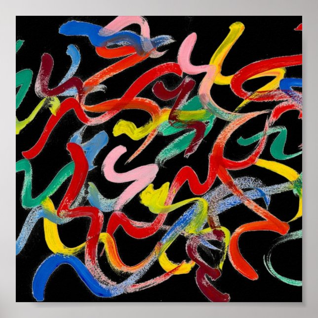 Abstract Art Poster (Front)