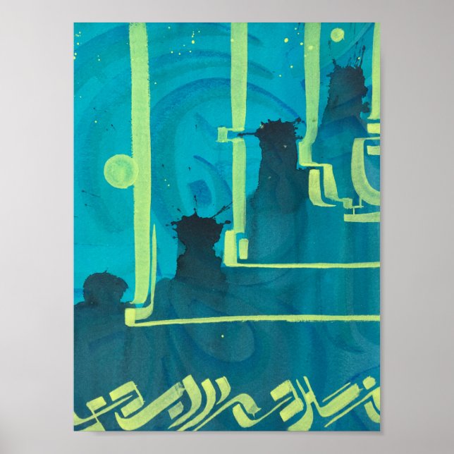 Abstract Art Poster (Front)