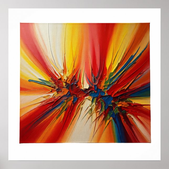 Abstract Art Poster (Front)