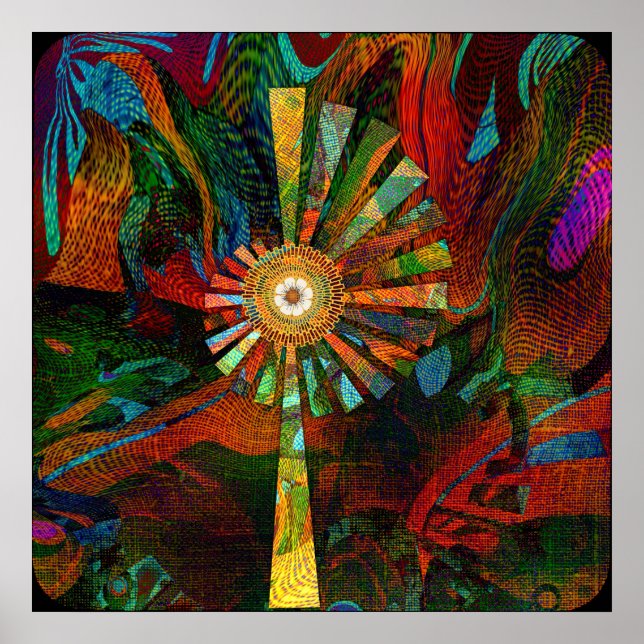 Abstract Art Poster (Front)