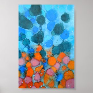 abstract art poster