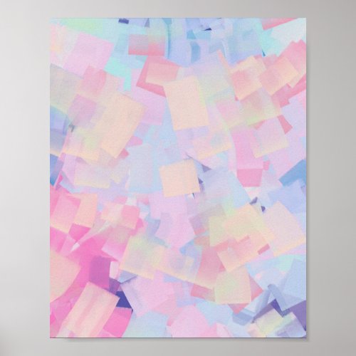 Abstract art poster