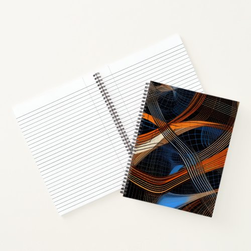 Abstract Art Print Notebook