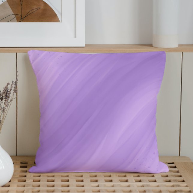 Abstract Art Purple Throw Pillow (Creator Uploaded)