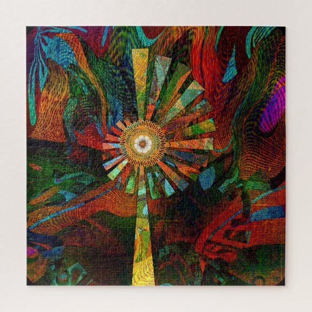Abstract Art Puzzle (Vertical)