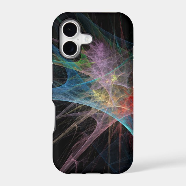 Abstract Art Rainbow Ice Iphone Case (Back)