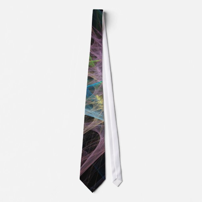 Abstract Art Rainbow Ice Tie (Front)