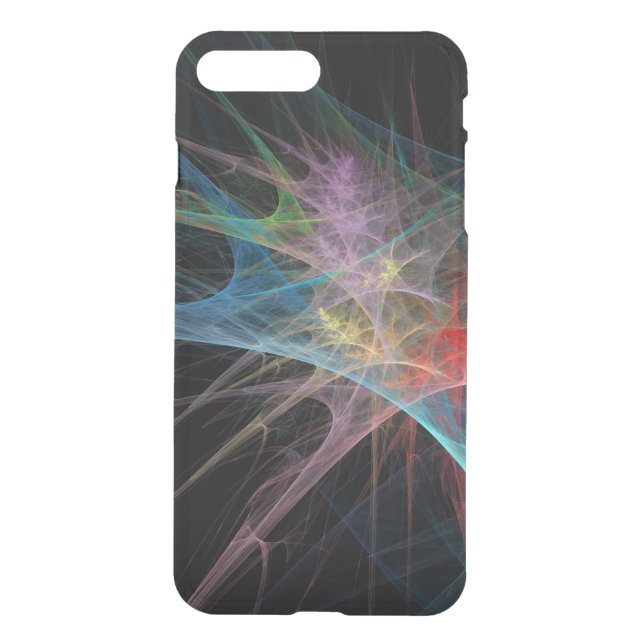 Abstract Art Rainbow Ice Uncommon iPhone Case (Back)