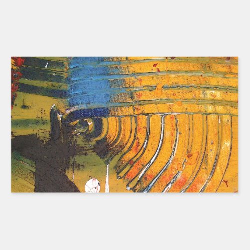 Abstract Art Rectangular Sticker