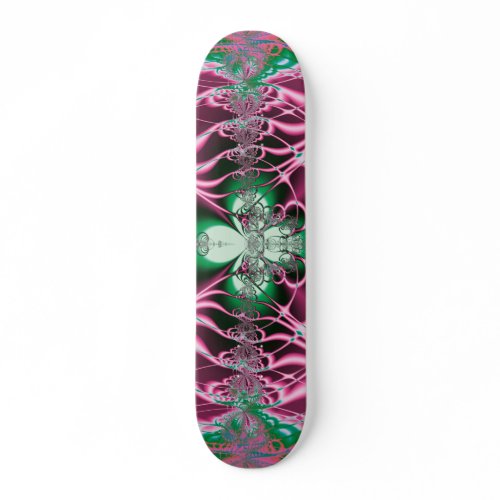 Abstract Art Red Flower Skateboard Deck