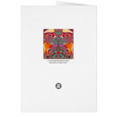 Abstract Art Red Meditation Cards (Back)
