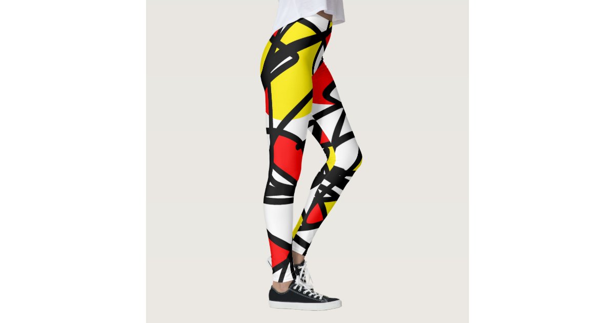 Bright Leggings Colorful Leggings Abstract Leggings, Wearable Art, Women's  Tights, Workout Leggings, Capri Leggings Compression Leggings -  Canada