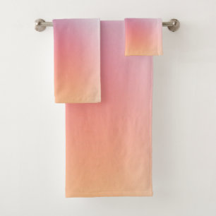 Abstract Art Red Yellow Blue Green Colors Template Bath Towel Set