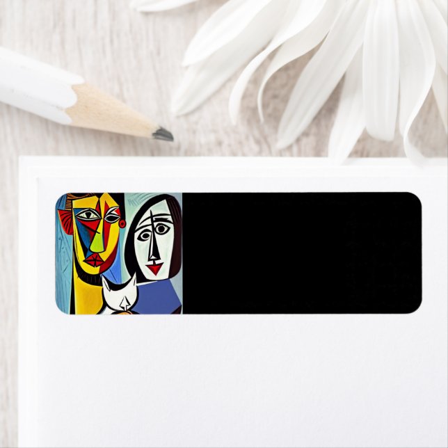 Abstract Art Return Address Label (Insitu)