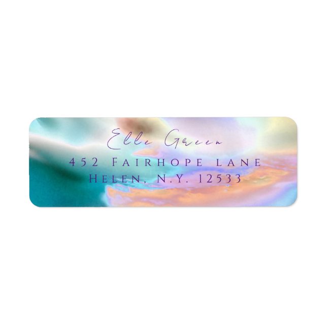 Abstract Art Return Address Label (Front)