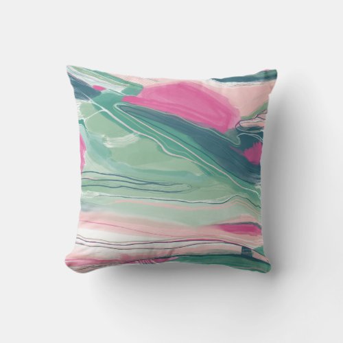 Abstract art sand  sea pillow decorate your house