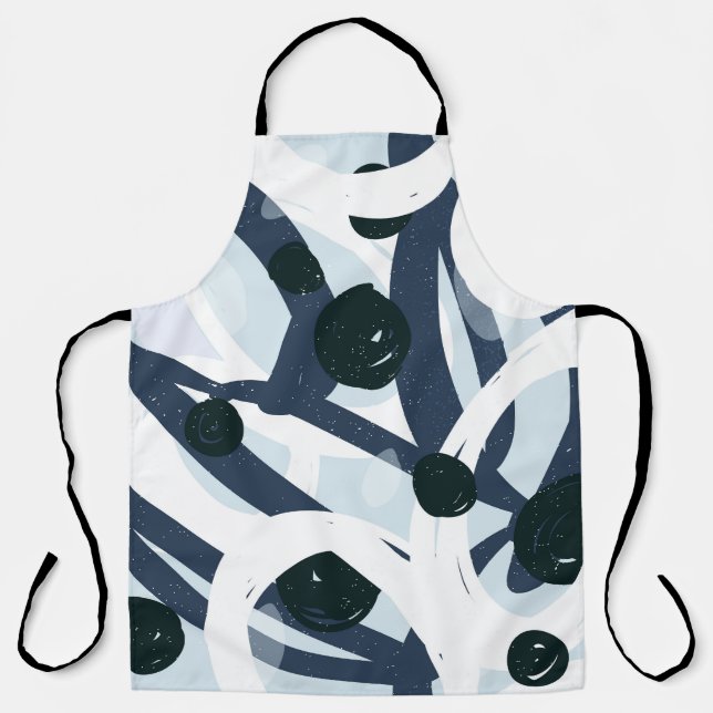 Abstract Art: Seamless Painting Illustration Apron (Front)