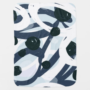 Abstract Art: Seamless Painting Illustration Baby Blanket