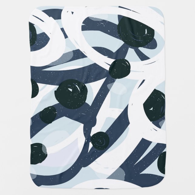 Abstract Art: Seamless Painting Illustration Baby Blanket (Front)
