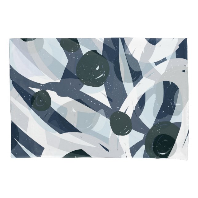 Abstract Art: Seamless Painting Illustration Pillow Case (Front)