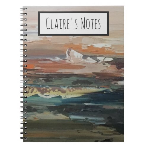 Abstract Art Seascape Journal Note Book Diary