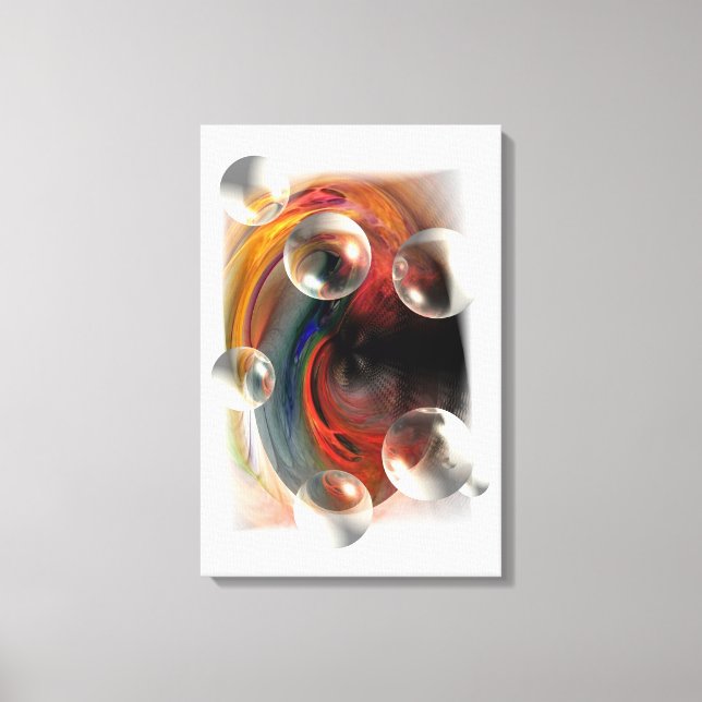 abstract art serdar hizli artworks canvas print (Front)