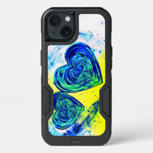"Abstract Art Show Modern" Hearts and Love iPhone 13 Case