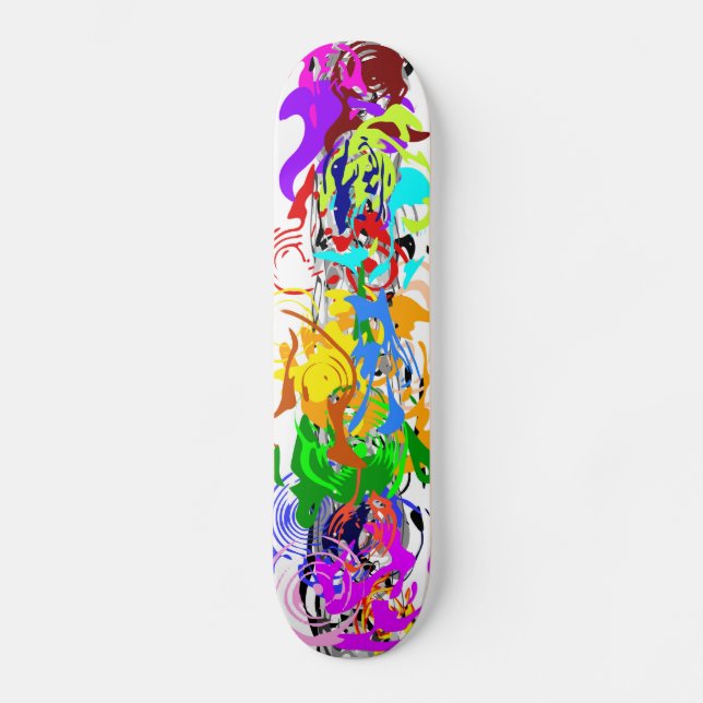 Abstract Art Skateboard (Front)