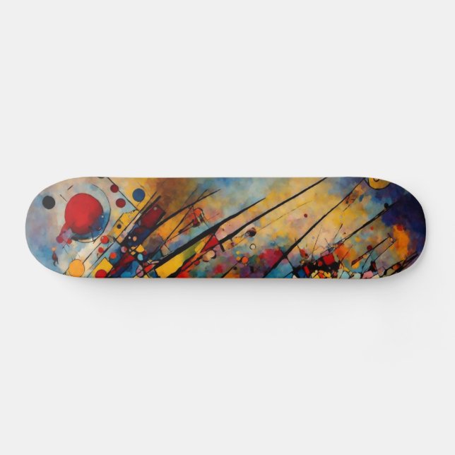 Abstract Art Skateboard (Horz)