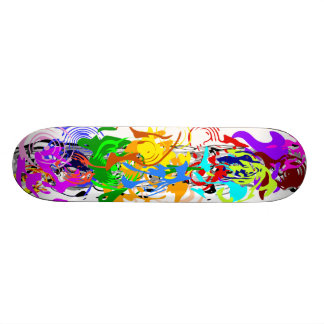 Abstract Art Skateboard Deck