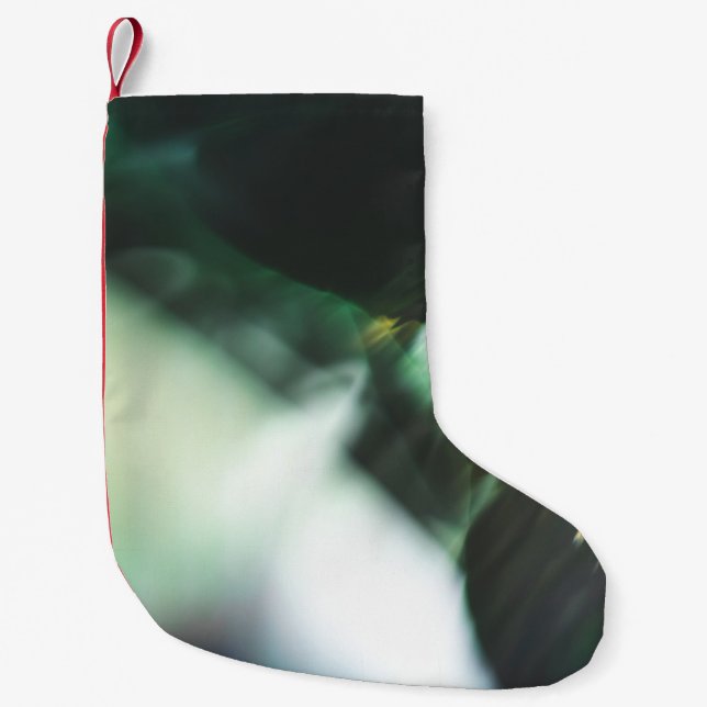 Abstract art small christmas stocking (Front)