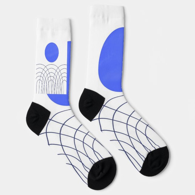 abstract art socks (Right)