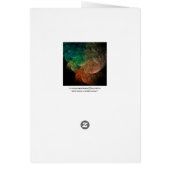 Abstract Art Space Bird Cards (Back)
