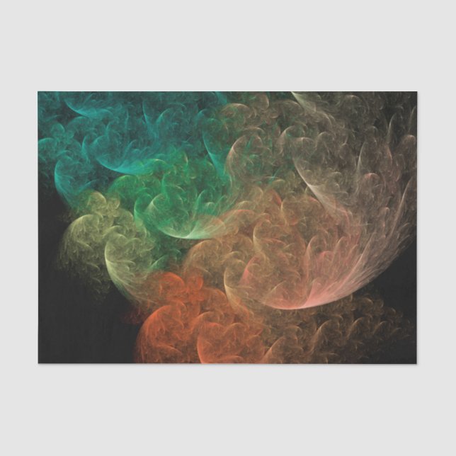 Abstract Art Space Bird Tissue Paper (Front)
