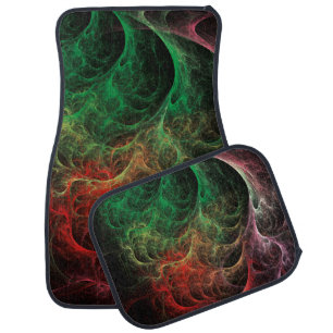 Abstract Art Space Fire Car Mat
