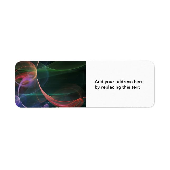 Abstract Art Space Label (Front)