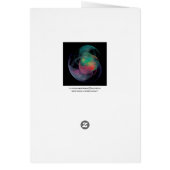 Abstract Art Space Shell Cards (Back)