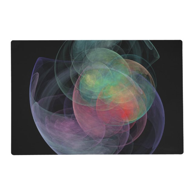 Abstract Art Space Shell Placemat (Front)